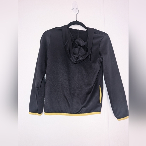 Jumping Beans Black and Yellow Superhero Kids Costume/Sweater. - Picture 3 of 5